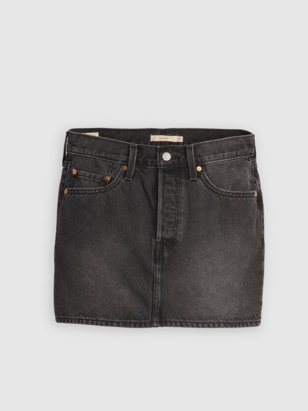 Like-New- Premium Levi's Icon Denim Mini Jean Skirt (26)